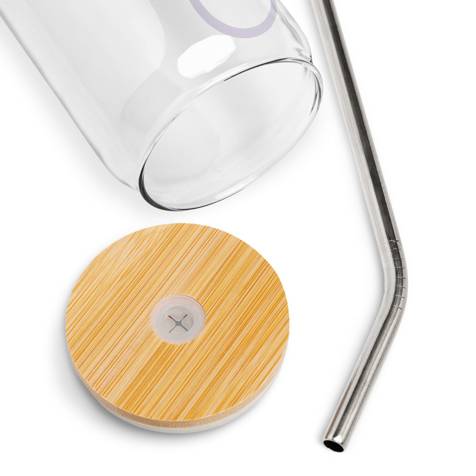 Epilepsy Awareness Can-Shaped Glass