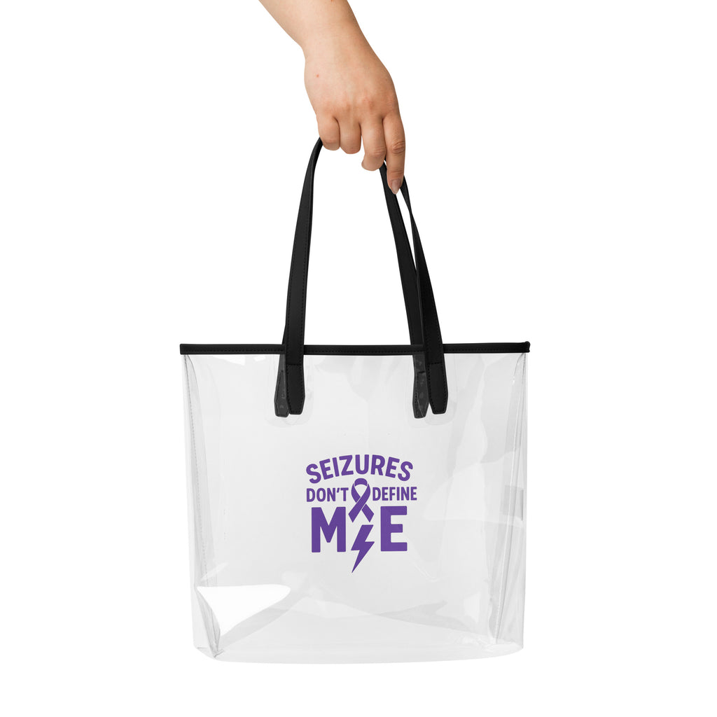 Epilepsy Awareness Clear Tote Bag