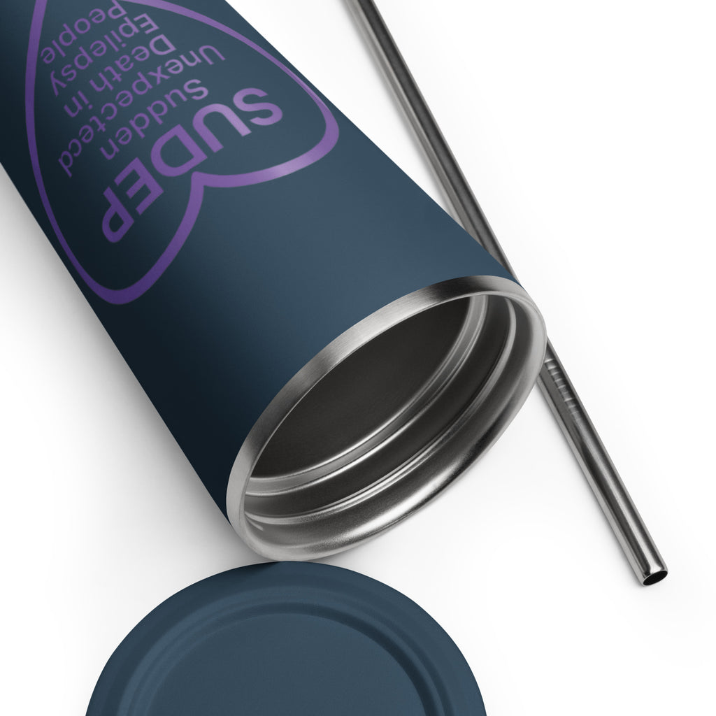 Epilepsy Awareness Insulated Tumbler with Straw